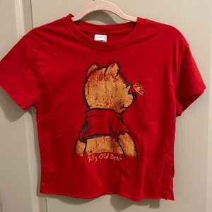 Winnie the pooh crop top